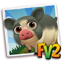 Pig Adult Hainan, , Jan har lige opdrættet Hainan-gris!, Jan har fodret Hainan-gris i FarmVille 2! Snup en ekstra sutteflaske, så du kan fodre dine egne dyreunger!
