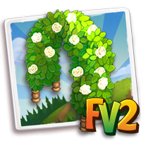 Cdisc Tropicaldeli Archway Hedge A, , Janet just won a Hedge Archway!, Janet won a Hedge Archway at the Mystic Caravan and wants to celebrate!